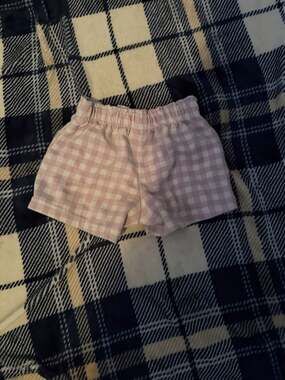 Modern Moments Toddler Girl Pink Gingham Elastic Waist Shorts